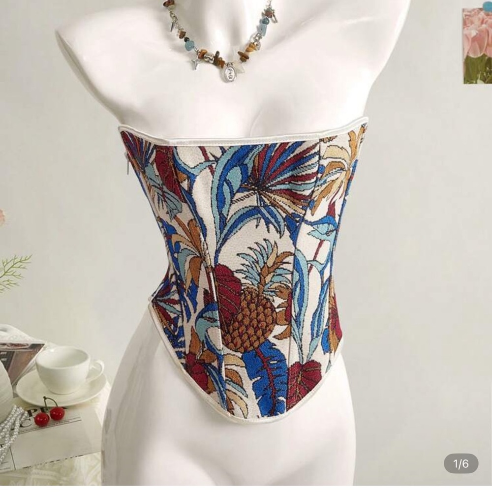 Shein Vintage Bustier Top